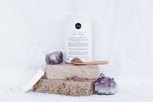 Amethyst Crystal Infused Bath Salts