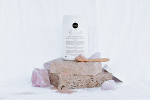 Rose Quartz Crystal Infused Bath Salts